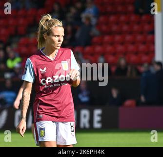 Birmingham, Großbritannien. 15. Oktober 2022. Birmingham, 15. 2022. Oktober Rachel Daly von Aston Villa während des Spiels der Frauen-Super-League zwischen Aston Villa und West Ham, 15. 2022. Oktober (Karl W Newton/SPP) Quelle: SPP Sport Press Foto. /Alamy Live News Stockfoto