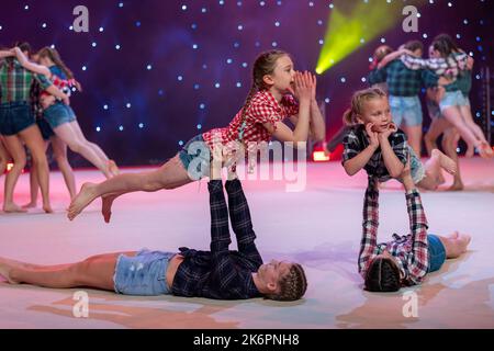 Brentwood Essex 15. Oct 2022 London Festival of Gymnastics, Credit: Ian Davidson/Alamy Live News Stockfoto