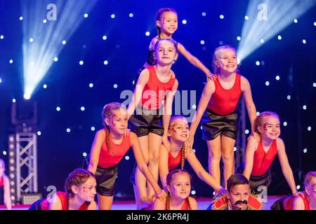 Brentwood Essex 15. Oct 2022 London Festival of Gymnastics, Credit: Ian Davidson/Alamy Live News Stockfoto