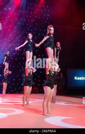 Brentwood Essex 15. Oct 2022 London Festival of Gymnastics, Credit: Ian Davidson/Alamy Live News Stockfoto