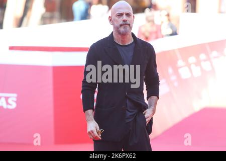 Rom, Italien. 15. Oktober 2022. Filippo Nigro besucht den roten Teppich der TV-Serie „Corpo Libero“ bei der Eröffnung des Rome Film Fest im Auditorium Parco della Musica. Kredit: SOPA Images Limited/Alamy Live Nachrichten Stockfoto