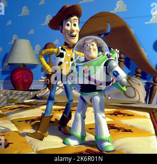 Toy Story Woody & Buzz Lightyear Stockfoto