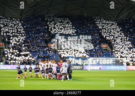 Melbourne, Victoria, Australien. 15. Oktober 2022. MELBOURNE, AUSTRALIEN - 15. OKTOBER: Melbourne Victory spielt Western Sydney Wanderers in Runde zwei der Isuze UTE A-League-Saison 2022-2023 im AAMI Park am 15.. Oktober 2022 (Bildquelle: © Chris Putnam/ZUMA Press Wire) Stockfoto