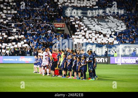 Melbourne, Victoria, Australien. 15. Oktober 2022. MELBOURNE, AUSTRALIEN - 15. OKTOBER: Melbourne Victory spielt Western Sydney Wanderers in Runde zwei der Isuze UTE A-League-Saison 2022-2023 im AAMI Park am 15.. Oktober 2022 (Bildquelle: © Chris Putnam/ZUMA Press Wire) Stockfoto