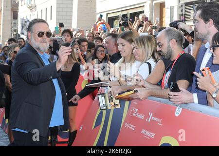 Rom, Italien. 15. Oktober 2022. Rome Cinema Fest 2022. Rom Film Fest. Red carpet Russell Crowe Kredit: Unabhängige Fotoagentur/Alamy Live Nachrichten Stockfoto