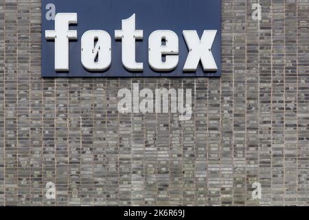 Hjorring, Dänemark - 28. Juni 2015: Fotex ist eine dänische Einzelhandelskette und war der Beginn der dänischen Supermarktgruppe Stockfoto