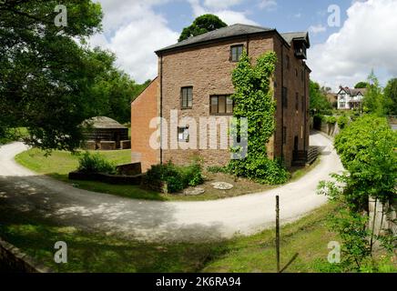 Kings Mill, Marchwheil Mill und ehemalige Ziegelei, Wrexham, North Wales, Stockfoto