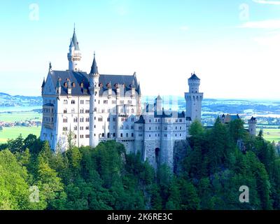 Schloß Neuschwanstein, Deutschland Stockfoto