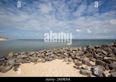 Sylt - Blick auf Fisher am wattenmeer bei Budersand, Sylt, Deutschland, 14.06.2022 Stockfoto