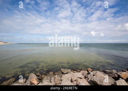 Sylt - Blick auf Fisher am wattenmeer bei Budersand, Sylt, Deutschland, 14.06.2022 Stockfoto