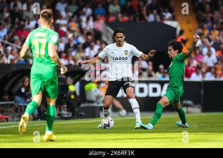 Valencia, Spanien. 15. Oktober 2022. La Liga Spanisches Fußballspiel La Liga Valencia gegen Elche im Mestalla Stadion, Valencia 15 October 2022 900/Cordon Press Credit: CORDON PRESS/Alamy Live News Stockfoto