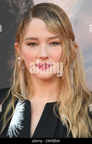 London, Großbritannien. 15. Oktober 2022. Haley Bennett kommt am 15. Oktober 2022 beim TILL - The Mayor of London, GALA UK Premiere - BFI London Film Festival, London, UK an. Quelle: Siehe Li/Picture Capital/Alamy Live News Stockfoto