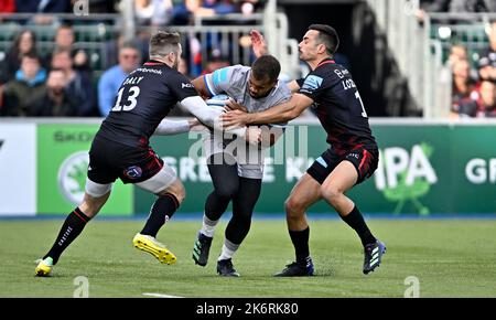 Barnett, Großbritannien. 15. Oktober 2022. Premiership Rugby. Saracens V Bath Rugby. StoneX Stadium. Barnett. Während des Rugby-Spiels von Gallagher Premiership in Saracens V Bath. Kredit: Sport In Bildern/Alamy Live Nachrichten Stockfoto