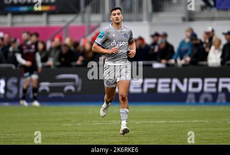 Barnett, Großbritannien. 15. Oktober 2022. Premiership Rugby. Saracens V Bath Rugby. StoneX Stadium. Barnett. Orlando Bailey (Bath) während des Rugby-Rugby-Spiels von Saracens V Bath, Gallagher Premiership. Kredit: Sport In Bildern/Alamy Live Nachrichten Stockfoto
