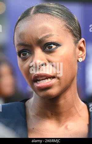 London, Großbritannien. 15. Oktober 2022. Danielle Deadwyler kommt am 15. Oktober 2022 beim TILL - The Mayor of London, GALA UK Premiere - BFI London Film Festival in London an. Quelle: Siehe Li/Picture Capital/Alamy Live News Stockfoto