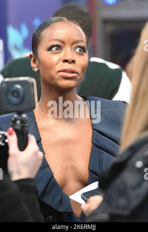 London, Großbritannien. 15. Oktober 2022. Danielle Deadwyler kommt am 15. Oktober 2022 beim TILL - The Mayor of London, GALA UK Premiere - BFI London Film Festival in London an. Quelle: Siehe Li/Picture Capital/Alamy Live News Stockfoto