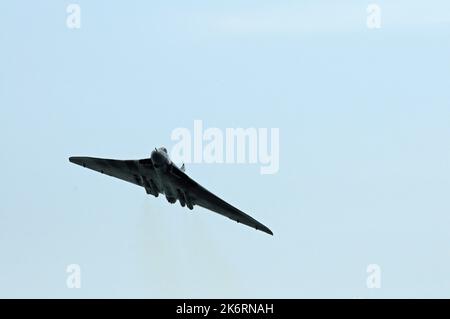 Vulcan XH558 auf der Wales National Airshow, Swansea, 2015. Stockfoto