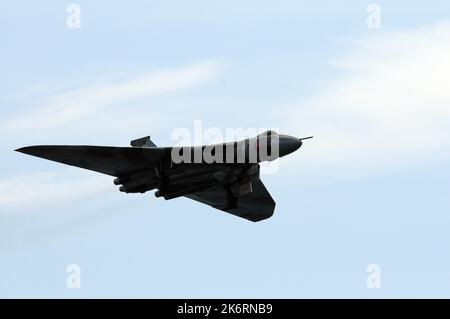 Vulcan XH558 auf der Wales National Airshow, Swansea, 2015. Stockfoto