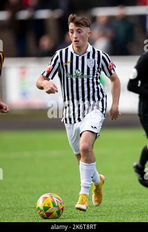 Merthyr Tydfil, Großbritannien. 15. Oktober 2022. Merthyr Town gegen Folkestone Invicta in der Qualifikationsrunde des FA Cup 4. im Penydarren Park am 15.. Oktober 2022. Quelle: Lewis Mitchell/Alamy Live News Stockfoto