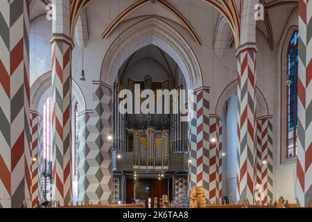 Orgel der St. Jacobi Kirche in Göttingen, Deutschland Stockfoto