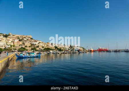 Kavala Stadt im Norden Griechenlands Stockfoto