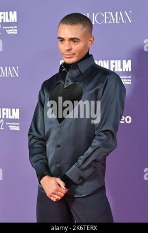 London, Großbritannien. 15. Oktober 2022. Die Ankunft von LAYTON Williams bei The My Policeman - Europäische Premiere - - BFI London Film Festival, 15. Oktober 2022, London, UK Quelle: Siehe Li/Picture Capital/Alamy Live News Stockfoto