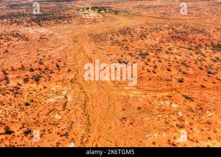 D BH North Outback kein Himmel Stockfoto