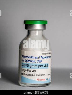 Penicillin und Tazobactam Stockfoto