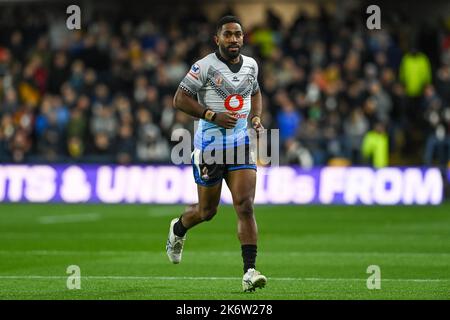 Mitieli Vulikijapani aus Fidschi beim Rugby League World Cup 2021 Spiel Australien gegen Fidschi im Headingley Stadium, Leeds, Großbritannien, 15.. Oktober 2022 (Foto von Craig Thomas/Nachrichtenbilder) Stockfoto