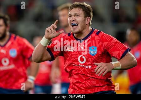 Limerick, Irland. 16. Oktober 2022. Walt Steenkamp of Bulls während des Spiels der United Rugby Championship Round 5 zwischen Munster Rugby und Vodacom Bulls am 15. Oktober 2022 im Thomond Park in Limerick, Irland (Foto von Andrew SURMA/ Credit: SIPA USA/Alamy Live News Stockfoto