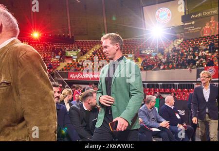 Trainer Julian Nagelsmann (FCB), Teamchef, Headcoach, Coach, bei der Hauptversammlung des FC BAYERN MÜNCHEN im Audi Dome München, 15. Oktober 2022, Saison 2022/2023, © Peter Schatz / Alamy Live News Stockfoto