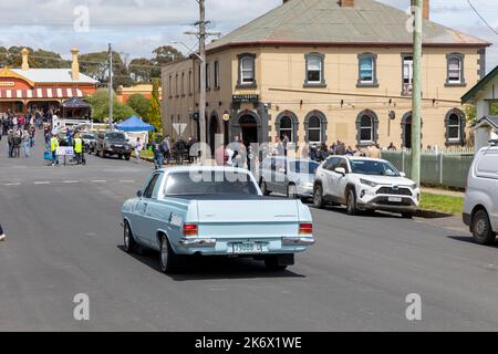 1966 Holden Ute Utility-Oldtimer im historischen Millthorpe im regionalen New South Wales, NSW, Australien Stockfoto