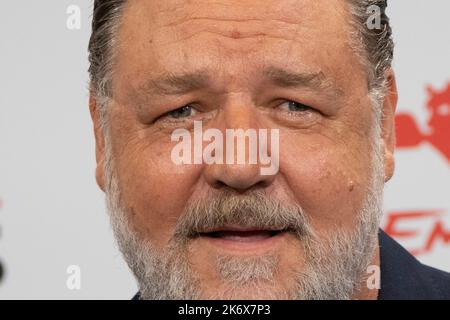 Rom, Italien, 16. Oktober 2022 - Russell Crowe nimmt am Fotocall des 17. Rom Filmfestivals für den Film 'Poker Face' Teil Credit: Luigi de Pompeis/Alamy Live News Stockfoto