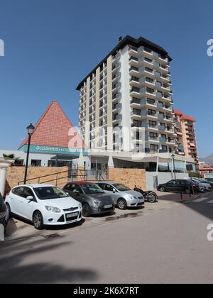 Oczidental Fuengirola. Barceló Hotelgruppe (ehemals Hotel Las Piramides). Provinz Málaga, Spanien. Stockfoto