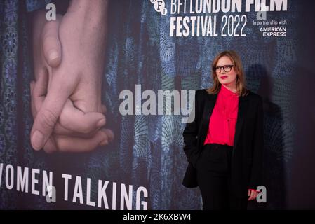 London, Großbritannien. 12. Oktober 2022. Sarah Polley nimmt an der britischen Premiere von „Women Talking“ während des BFI London Film Festival 66. in der Royal Festival Hall Teil. Kredit: SOPA Images Limited/Alamy Live Nachrichten Stockfoto