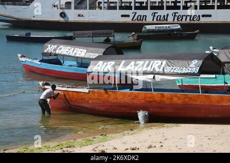 STEINSTADT SANSIBAR TANSANIA Stockfoto