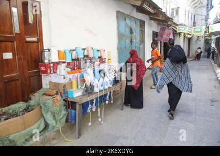 STEINSTADT SANSIBAR TANSANIA Stockfoto