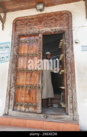 STEINSTADT SANSIBAR TANSANIA Stockfoto