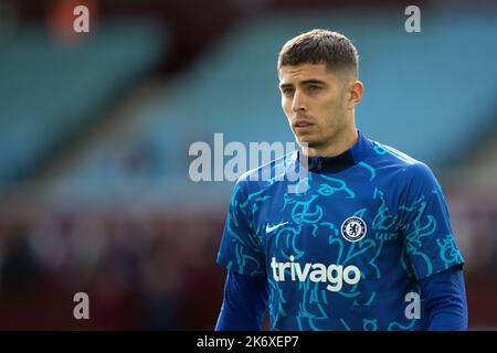 Birmingham, Großbritannien. 16.. Oktober 2022. Während des Premier League-Spiels Aston Villa gegen Chelsea in Villa Park, Birmingham, Großbritannien. 16. Oktober 2022. (Foto von Phil Bryan/News Images) Quelle: News Images LTD/Alamy Live News Stockfoto