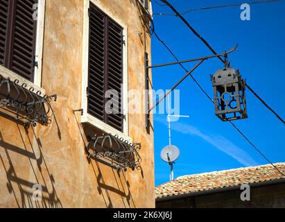 Bilder vom Gardasee im Spätsommer am Gardasee, Bardolino und Lazise in den italienischen Seen - Venetien und Lombardei Stockfoto