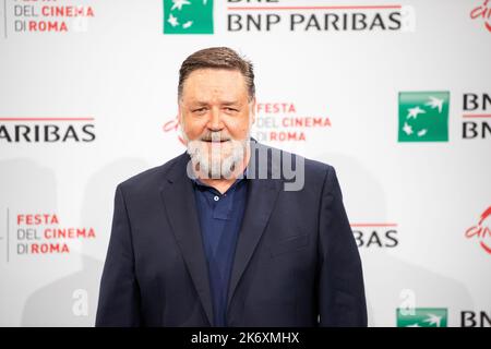 Fotowand von Poker Gesicht mit Russell Crowe auf 17. Rom Film Fest Stockfoto