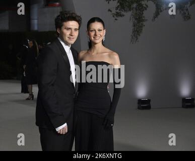 Los Angeles, Usa. 15. Oktober 2022. Brooklyn Peltz Beckham und Nicola Peltz nehmen am Samstag, den 15. Oktober 2022, an der zweiten jährlichen Academy Museum Gala in der Academy of Motion Picturs in Los Angeles Teil. Foto von Jim Ruymen/UPI Credit: UPI/Alamy Live News Stockfoto