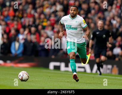 Manchester, Großbritannien. 16. Oktober 2022. Callum Wilson von Newcastle United während des Spiels in der Premier League in Old Trafford, Manchester. Bildnachweis sollte lauten: Andrew Yates/Sportimage Kredit: Sportimage/Alamy Live News Stockfoto