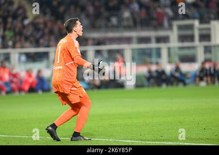 Wojciech Szczesny von Juventus FC, während des Serie-A-Spiels zwischen dem FC Turin und dem FC Juventus am 15.. Oktober 2022 im Stadio Olimpico Grande Torino in Turin, Italien. Bild von Antonio Polia Stockfoto