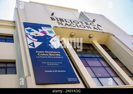 Bogota Kolumbien, Santa Fe Biblioteca Nacional de Colombia, außen Vordereingang Gebäude Museum Museen, kolumbianische Kolumbianer Hispan Stockfoto