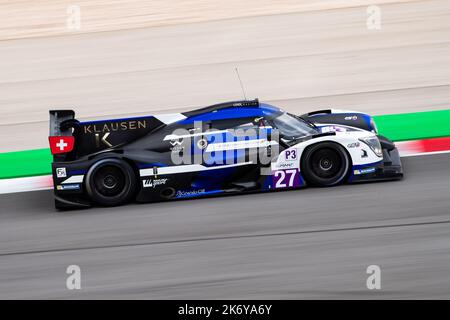 27 DOQUIN Antoine (Fra), FOUBERT Jean-Ludovic (Fra), Maulini Nicolas (SWI), Cool Racing, Ligier JS P320 - Nissan, Aktion während der 4 Stunden von Portimao 2022, 6. Rennen der 2022 European Le Mans Series auf dem Algarve International Circuit vom 23. Bis 25. September in Portimao, Portugal - Foto Joao Filipe / DPPI Stockfoto