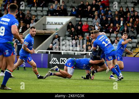 Newcastle, Großbritannien. 16. Oktober 2022. 6/10/2022 RLWC2021, Schottland gegen Italien, Kingston Park, Newcastle, Schottland kämpfte hart für einen Versuch, nachdem Italien das Spiel gewann 4-28, UK Credit: Robert Chambers/Alamy Live News Stockfoto