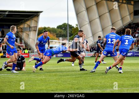 Newcastle, Großbritannien. 16. Oktober 2022. 6/10/2022 RLWC2021, Schottland gegen Italien, Kingston Park, Newcastle, Schottland kämpfte hart für einen Versuch, nachdem Italien das Spiel gewann 4-28, UK Credit: Robert Chambers/Alamy Live News Stockfoto