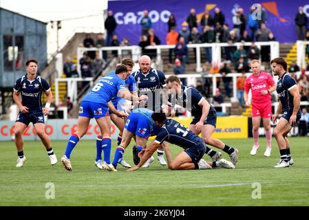 Newcastle, Großbritannien. 16. Oktober 2022. 6/10/2022 RLWC2021, Schottland gegen Italien, Kingston Park, Newcastle, Schottland kämpfte hart für einen Versuch, nachdem Italien das Spiel gewann 4-28, UK Credit: Robert Chambers/Alamy Live News Stockfoto