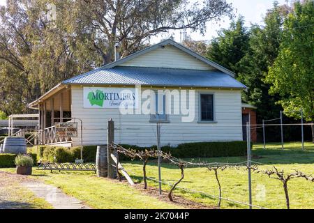 Mortimers Weine in Orange NSW, Australien Stockfoto